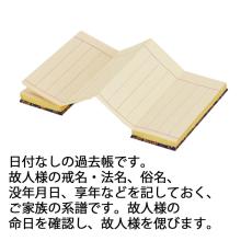 Buddhist altar accessories, no date, Jodo Shinshu, red and navy blue, Buddhist name, 