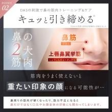 NIPLUX Nose-specific EMS Facial Beauty Device NIPLUX QNose (NP-QN25-BK)