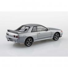 Aoshima 1/ 32 The Snap Kit No.14-D Nissan R32 Skyline GT-R (Spark Silver) (63569) Plastic Model