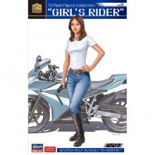 HASEGAWA 1/ 12 Real Figure Collection No.01 “Girls Rider” (SP451) Resin Figure