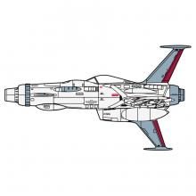 HASEGAWA 1/ 72 Space Wolf SW-190 “Battle against Mazone” w/ Yuki Hotaru figure (64785) plastic model