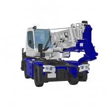 HASEGAWA 1/ 35 Tadano Rough Terrain Crane GR-130NL/N Crevo mini G4 “H type outrigger” (66110) plastic model