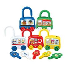 Joy Palette Anpanman Play and Educational Spin-Off! Key & Working Car Set Let's Go! Anpanman