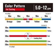 PE line for lure fishing SHIMANO LD-A71S Osea 8 300m 6.0 size 5 colors