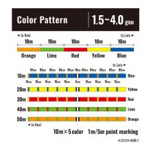 PE line for lure fishing SHIMANO LD-A91S Osea 8 500m No. 2.0 5 colors