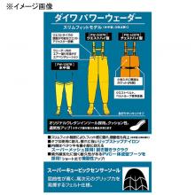 Waterproof non-breathable waders Daiwa PW-3207R Daiwa power waders (felt sole) 3L Gray