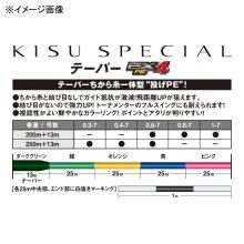 Throw fishing line SHIMANO PL-N61Q Kiss Special EX4 PE Taper 213m No. 1 25m x 4 colors