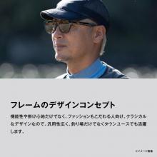 Polarized Glasses SHIMANO UJ-501X STL501 Black True View Sports Silver Mirror