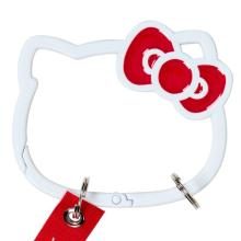 Hello Kitty Face Carabiner (I Love Hello Kitty) Red