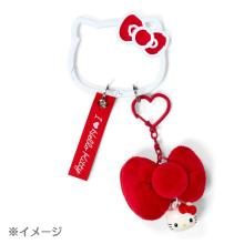 Hello Kitty Face Carabiner (I Love Hello Kitty) Red