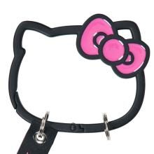 Hello Kitty Face Carabiner (I Love Hello Kitty) Black