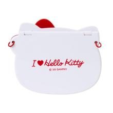 Hello Kitty Double-Sided Mirror with Chain (I Love Hello Kitty) Red