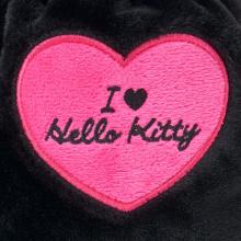 Hello Kitty Face-Shaped Drawstring Bag (I Love Hello Kitty) Black