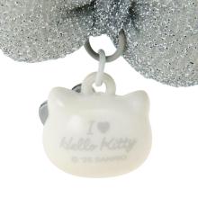 Hello Kitty Ribbon Keychain (I Love Hello Kitty) Silver