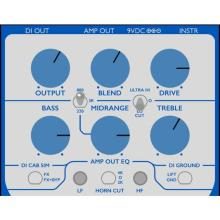 ORIGIN EFFECTS BassRIG Super Vintage Analog Cabinet Simulator for Bass D.I. Preamp