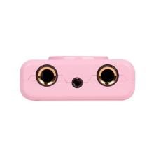 MOOER Prime P1 Pink Ultra-Compact Multi-Effects Pedal for Guitar and Bass, Drum Machine, and Looper