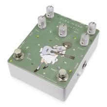 Custom Illustrated FA DI/Hikari Matsuda #02 Effects Pedal for Electric Acoustic Guitars, Firewood Acoustic D.I. MKII