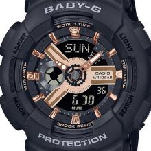 BABY-G BA-110 Series G-SHOCK Inspire BA-110XRG-1AJF WomenBait Reels Watch Battery-powered Anadigi Black