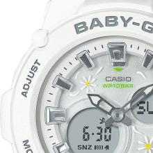BABY-G Baby-G Flower Series Daisy BGA-270FL-7AJF Ladies Watch Battery Operated Analog Digital White