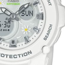 BABY-G Baby-G Flower Series Daisy BGA-270FL-7AJF Ladies Watch Battery Operated Analog Digital White