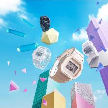 BABY-G Baby-G BGD-565 Series Small Slim Square BGD-565-1JF Ladies Watch Battery-powered Digital Black Inverted LCD Domestic Genuine