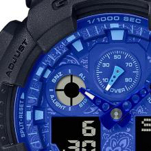 G-SHOCK Blue Paisley GA-100BP-1AJF Men's Watch Battery-powered Analog Digital