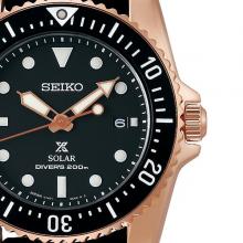 Seiko Prospex DIVER SCUBA Diver Scuba SBDN080 Men's Watch Solar Silicon Band Black Made in Japan